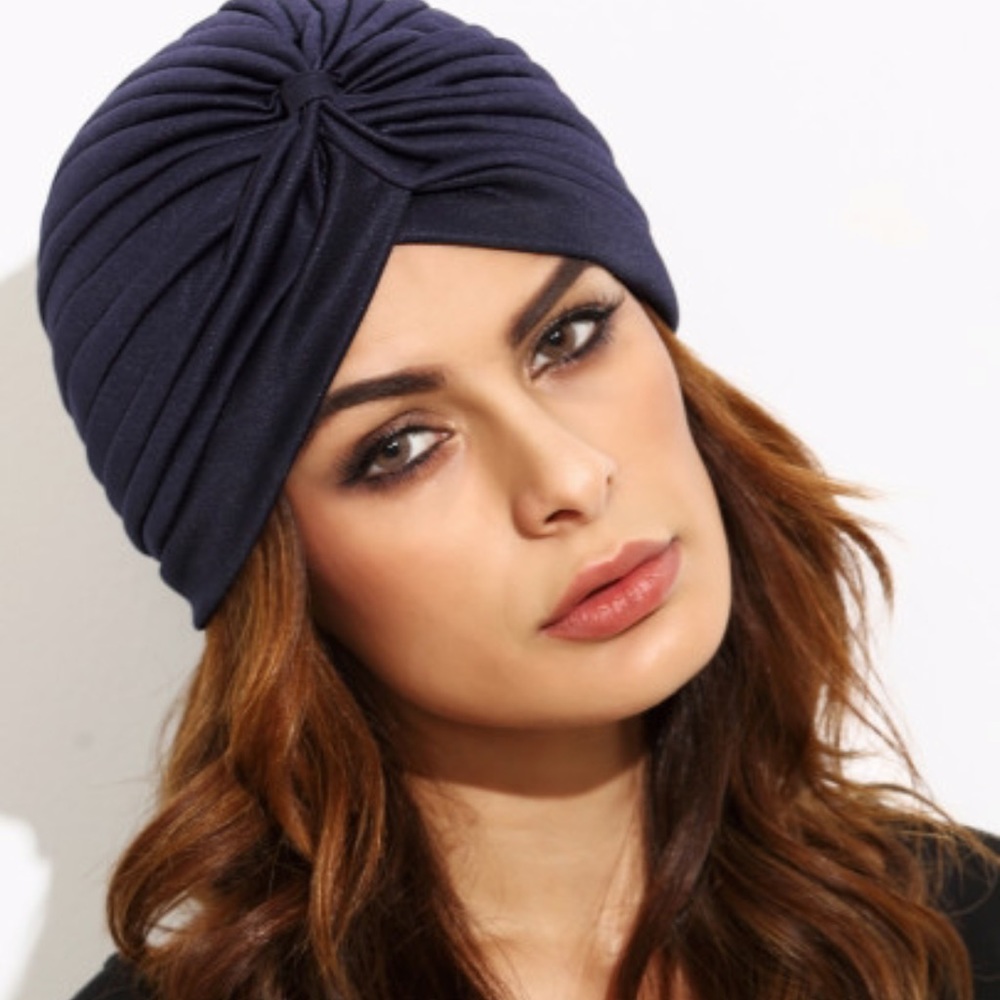 Pleated hair wrap